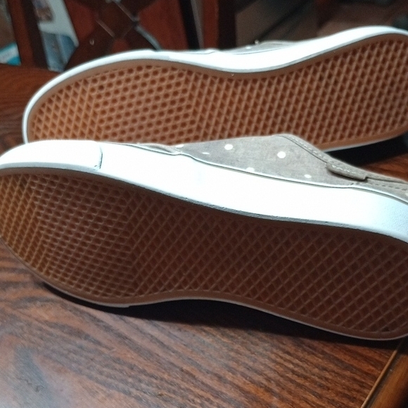 Vans Brown Polka Dot Sneakers 7.5